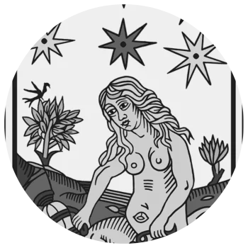 Carta della Stella dei Tarocchi di Marsiglia, simbolo di speranza e guida spirituale